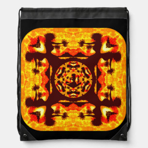 Hawaiian Hula Dancers  Drawstring Bag