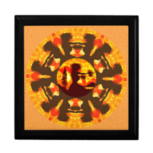 Hawaiian Hula Dancers Gift Box
