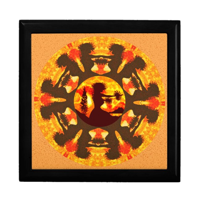 Hawaiian Hula Dancers Gift Box (Front)