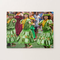 Hawaiian Hula Dancers. Jigsaw Puzzle