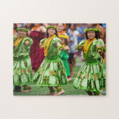 Hawaiian Hula Dancers Jigsaw Puzzle