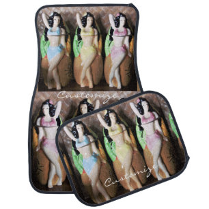 Hawaiian Hula Dancers Thunder_Cove Car Floor Mat