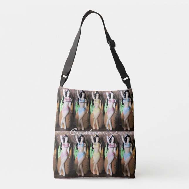 Hawaiian Hula Dancers Thunder_Cove Crossbody Bag (Back)