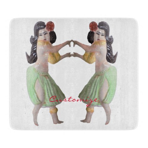 Hawaiian Hula Dancers Thunder_Cove Cutting Board