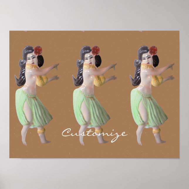 Hawaiian Hula Dancers Thunder_Cove Poster (Front)