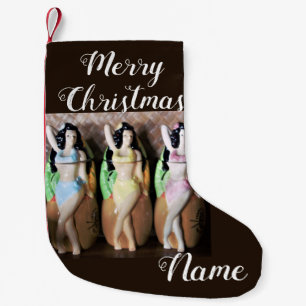 Hawaiian Hula Dancers Thunder_Cove Small Christmas Stocking