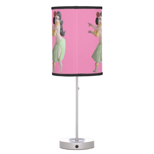 Hawaiian Hula Dancers Thunder_Cove Table Lamp (Back)