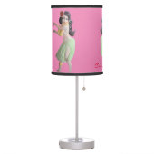 Hawaiian Hula Dancers Thunder_Cove Table Lamp (Left)