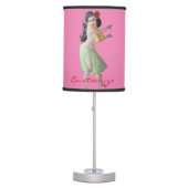 Hawaiian Hula Dancers Thunder_Cove Table Lamp (Front)