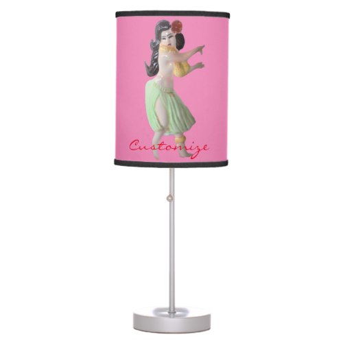 Hawaiian Hula Dancers Thunder_Cove Table Lamp