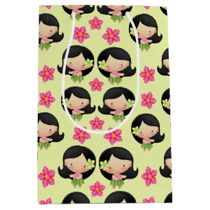 Hawaiian Hula Girl Gift Bag