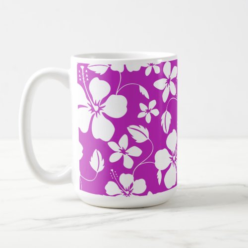 HAWAIIAN HULA HIBISCUS BERRY COFFEE MUG