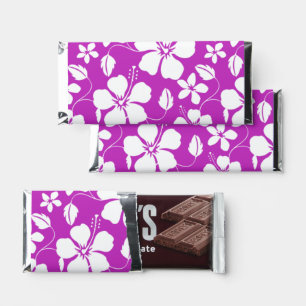 HAWAIIAN HULA (HIBISCUS) BERRY HERSHEY BAR FAVORS