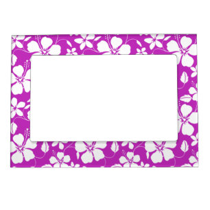 HAWAIIAN HULA (HIBISCUS) BERRY MAGNETIC FRAME