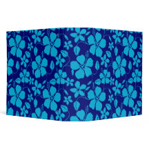 HAWAIIAN HULA (HIBISCUS) DARK/LIGHT BLUE