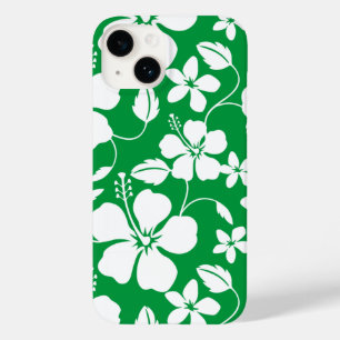 HAWAIIAN HULA (HIBISCUS) GREEN Case-Mate iPhone 14 CASE