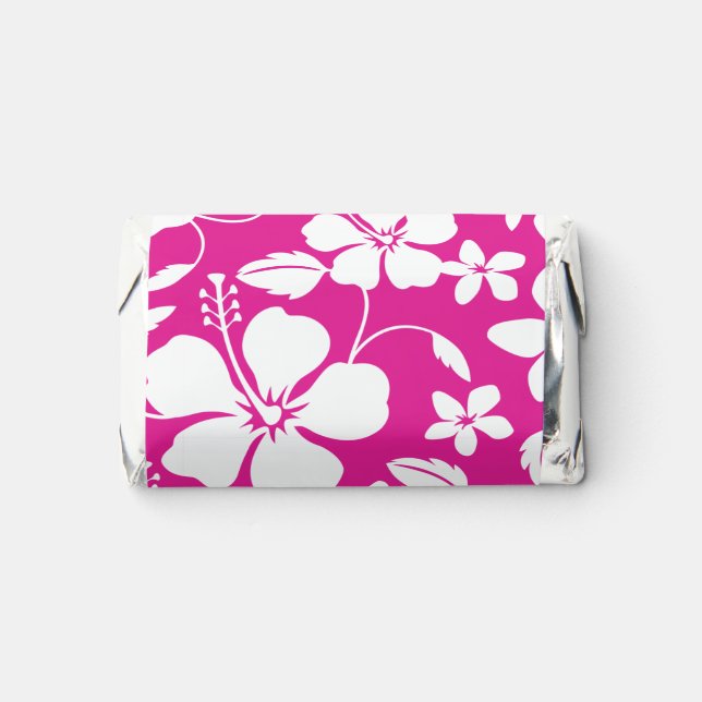 HAWAIIAN HULA (HIBISCUS) HOT PINK HERSHEY'S MINIATURES (Front)