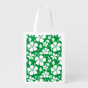 HAWAIIAN HULA (HIBISCUS) IN GREEN GROCERY BAG