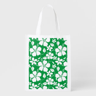HAWAIIAN HULA (HIBISCUS) IN GREEN GROCERY BAG