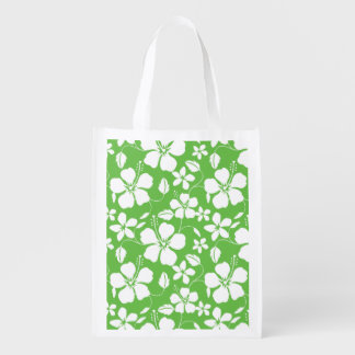 HAWAIIAN HULA (HIBISCUS) IN LIME GROCERY BAG