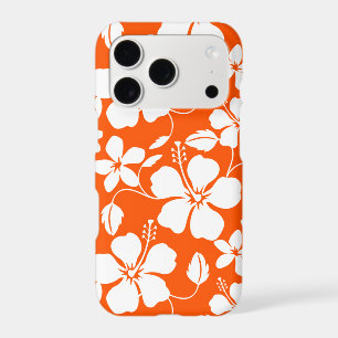 HAWAIIAN HULA (HIBISCUS) IN ORANGE iPhone 17 PRO CASE