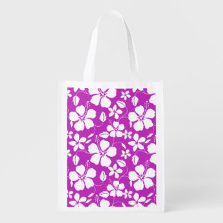 HAWAIIAN HULA (HIBISCUS) IN RASPBERRY GROCERY BAG