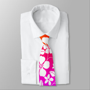HAWAIIAN HULA (HIBISCUS) IPANEMA NECK TIE