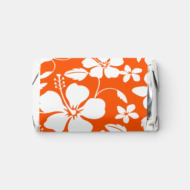 HAWAIIAN HULA (HIBISCUS) ORANGE HERSHEY'S MINIATURES (Front)