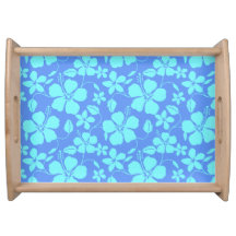 HAWAIIAN HULA (HIBISCUS) PERIWINKLE/TEAL