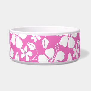 HAWAIIAN HULA (HIBISCUS) PINK BOWL