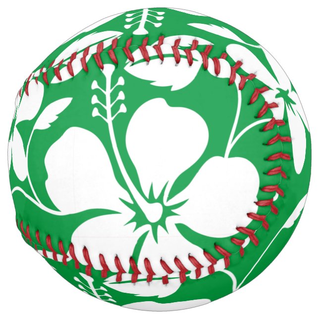 HAWAIIAN HULA (HIBISCUS) PINK SOFTBALL (Back Left)