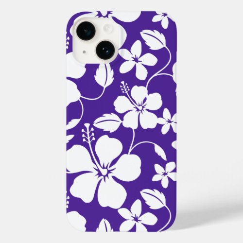 HAWAIIAN HULA HIBISCUS PURPLE Case_Mate iPhone 14 CASE