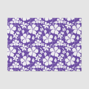 HAWAIIAN HULA (HIBISCUS) PURPLE TISSUE PAPER