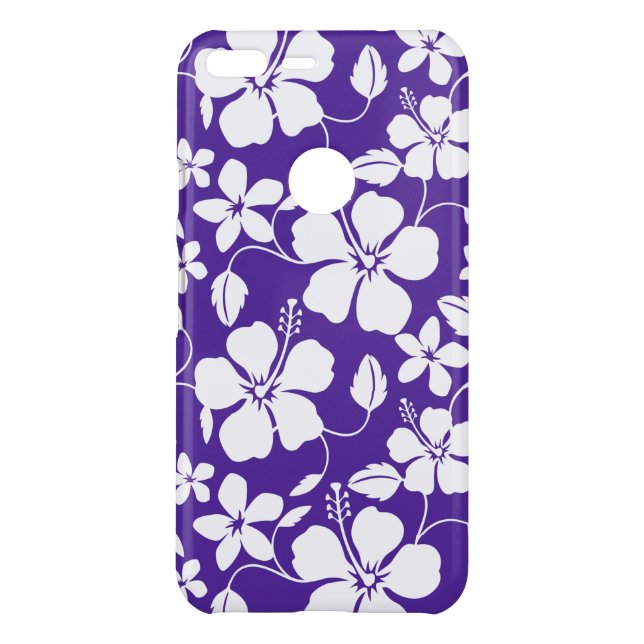 HAWAIIAN HULA (HIBISCUS) PURPLE UNCOMMON GOOGLE PIXEL XL CASE (Back)