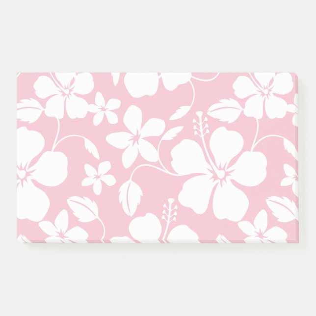 HAWAIIAN HULA (HIBISCUS) RED POST-IT NOTES (Front)