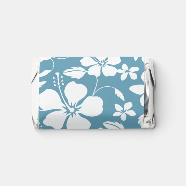 HAWAIIAN HULA (HIBISCUS) SLATE BLUE HERSHEY'S MINIATURES (Front)