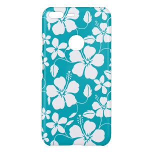 HAWAIIAN HULA (HIBISCUS) TEAL UNCOMMON GOOGLE PIXEL XL CASE