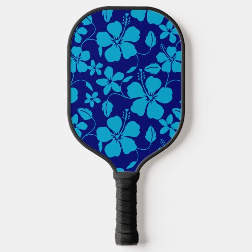 HAWAIIAN HULA (NAVY) DARK/LIGHT BLUE PICKLEBALL PADDLE