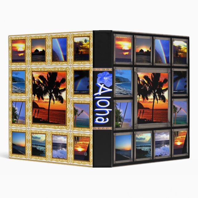 Hawaiian images 3 ring binder (Background)