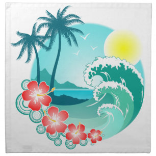 Hawaiian Island 3 Napkin