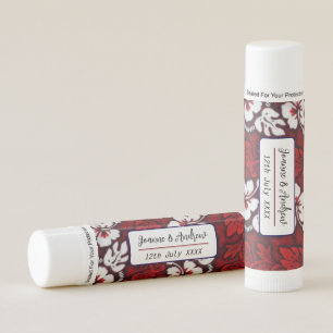 Hawaiian Island Beach Wedding Favor Lip Balm