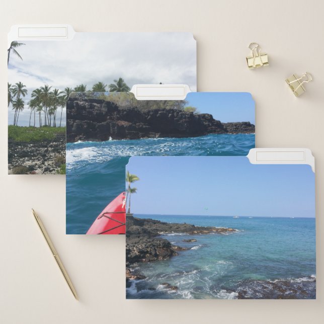 Hawaiian Island Scenes File Folder (Set)