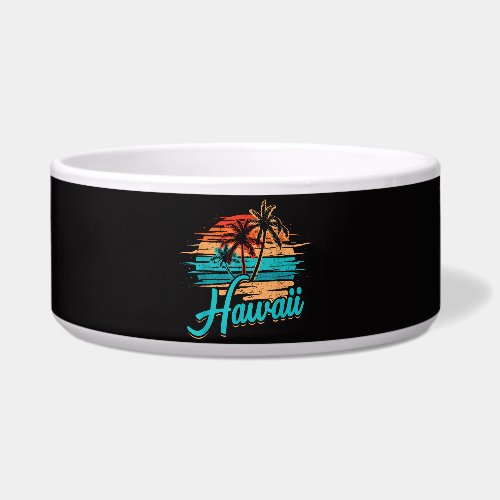 Hawaiian Island Tropical Hawaii Vacation Bowl
