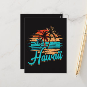 Hawaiian Island Tropical Hawaii Vacation Holiday Postcard