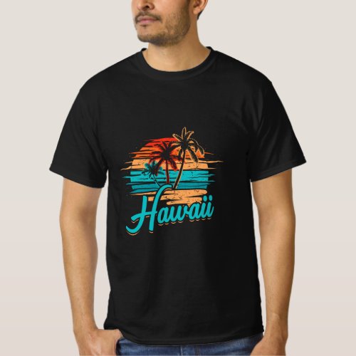 Hawaiian Island Tropical Hawaii Vacation Souvenir  T_Shirt