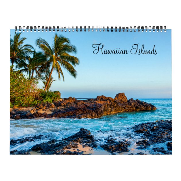 Hawaiian Islands Calendar  Zazzle.com