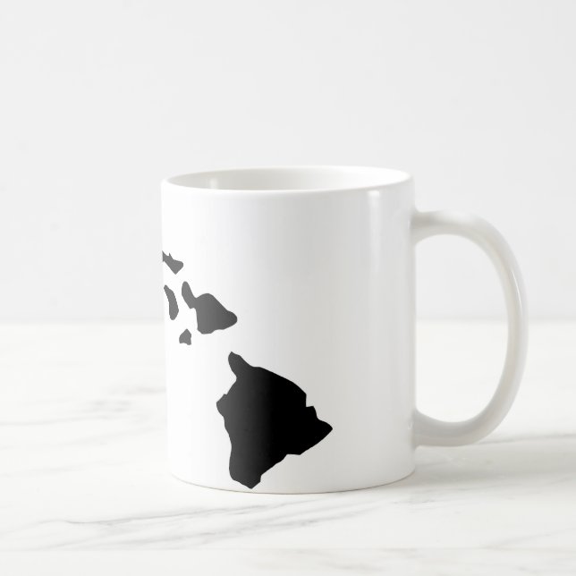 Hawaiian islands coffee mug (Right)