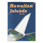 Hawaiian Islands commercial travel poster (Front)