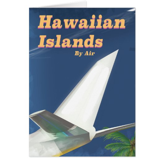 Hawaiian Islands commercial travel poster (Front)