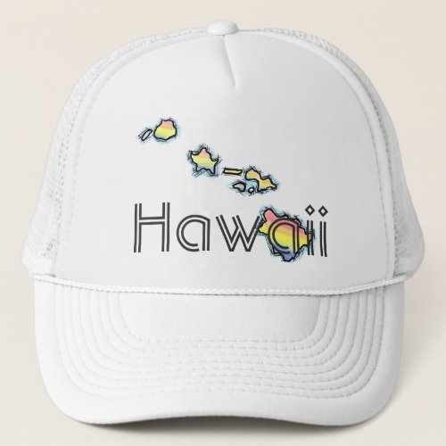 Hawaiian islands Hawaii hat